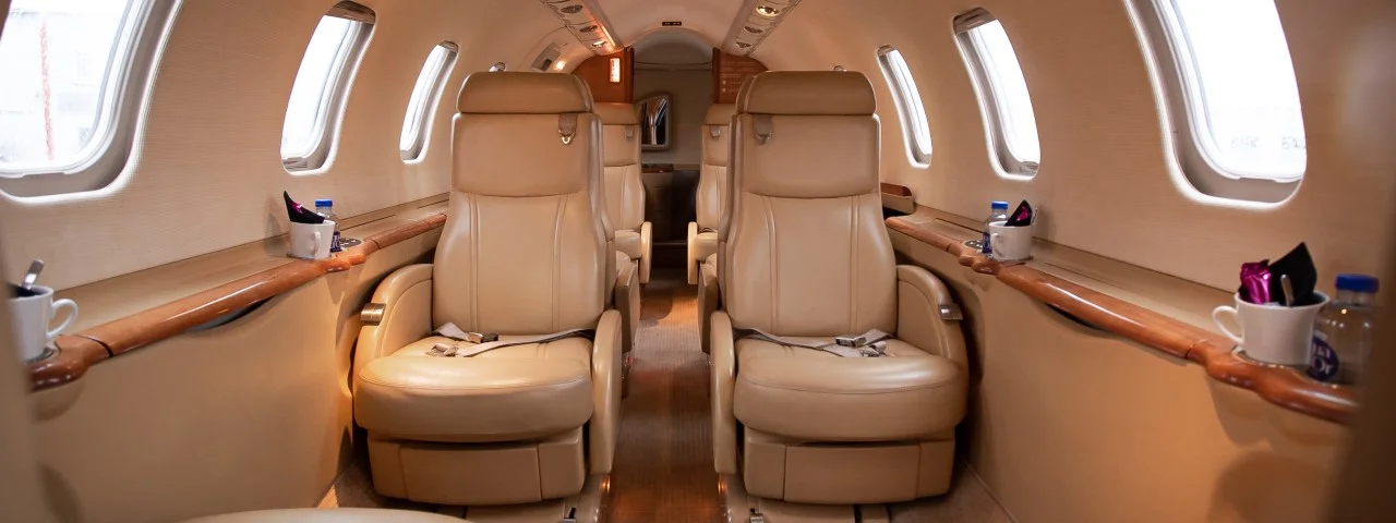 Learjet 45 45XR interior