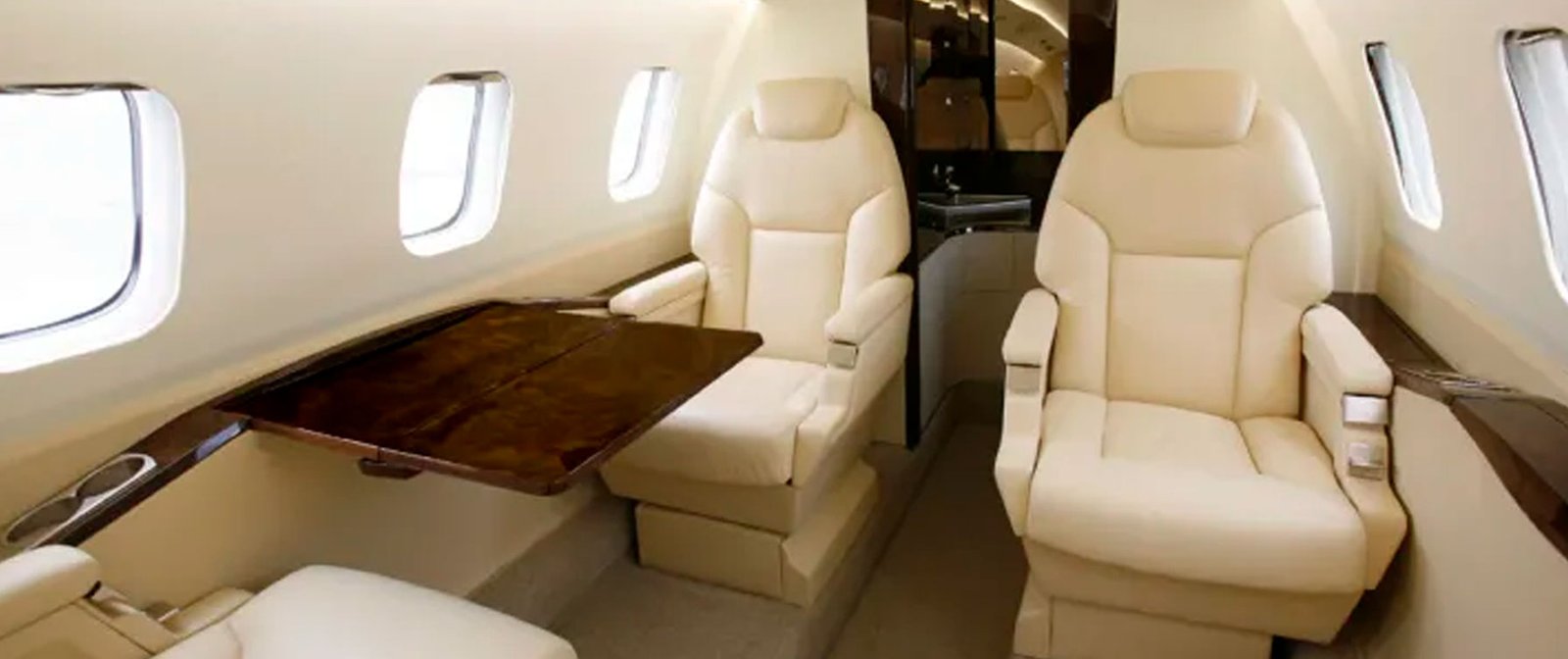 Piaggio P180 Avanti Madrid Jet Charter interior